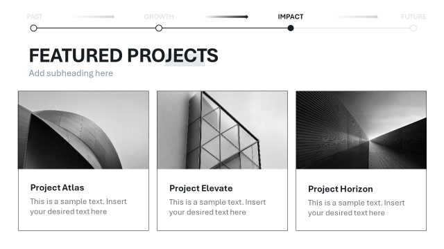 Featured Projects Display Slide