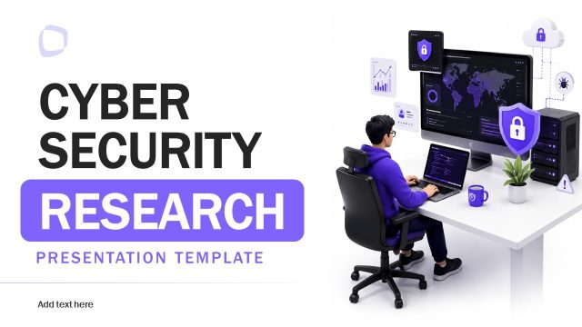 Cyber Security Research PowerPoint Template