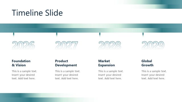 Editable CIRQA Business PPT Template Slide for Timeline