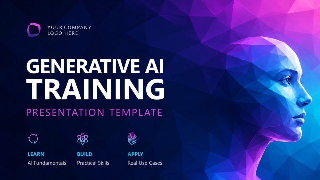 Generative AI Training PowerPoint Template