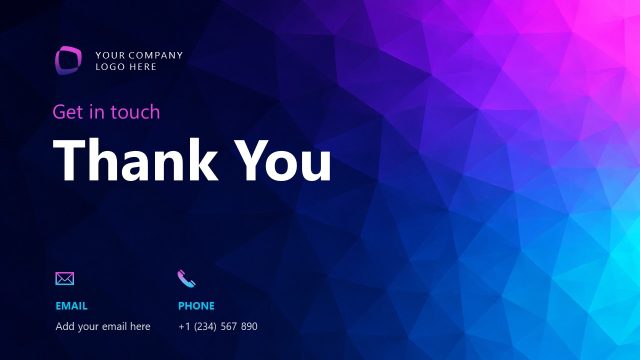 Thanks Slide – Generative AI Training PPT Slide