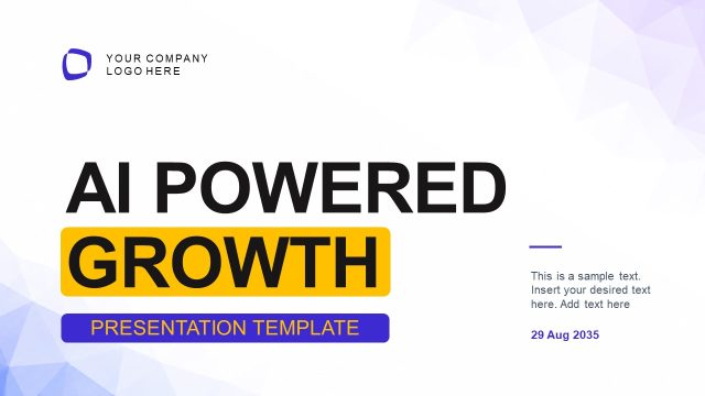 AI-Powered Growth PowerPoint Template