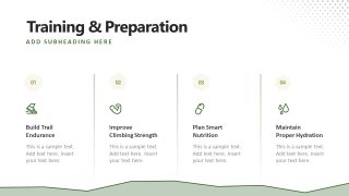 Preparation Guide Slide– Mountain Ultra Trail PPT Presentation