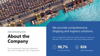 Global Shipping Template for Presentation 
