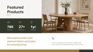 Featured Product Specialities Showcase Slide