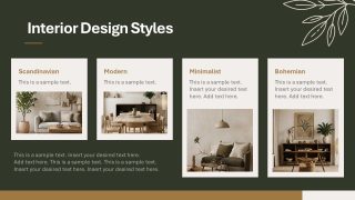 PPT Slide for Interior Designs Idea Sharing