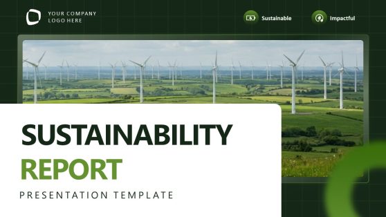 Sustainability Report PowerPoint Template