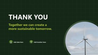 Sustainability Report Template for Business Discussion 