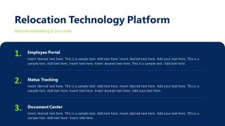 Technology Presentation Slide - Relocation Services Slide Template 