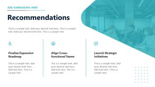 Three Points Recommendation Slide - Business Development Template