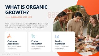 Organic Business Presentation Template Slide 