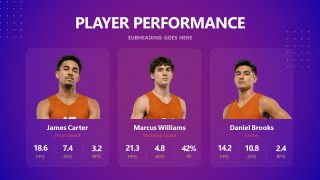 Basketball Sport Slide Layout