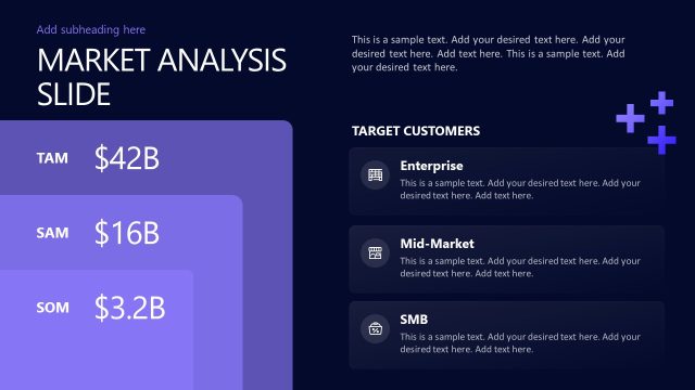 Market Analysis Slide for Business Presentation – SaaS Company Template
