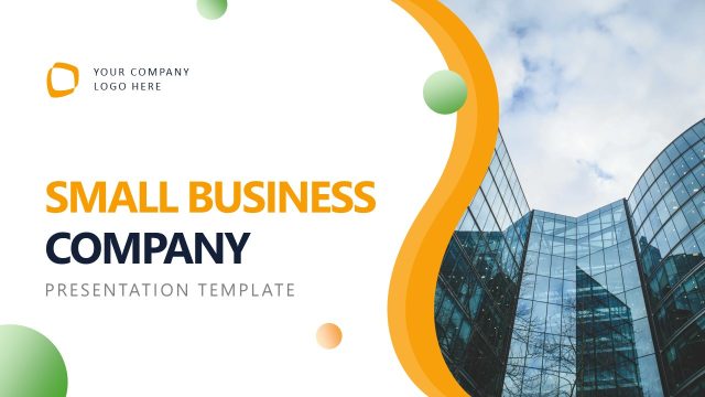 Small Business Company Profile Presentation PowerPoint Template