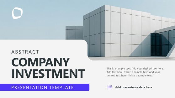 Investment Cover - Abstract Company PowerPoint Template
