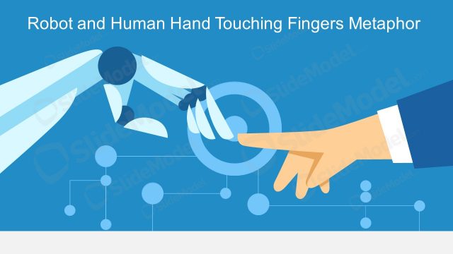 Robot and Human Hand Technology PowerPoint