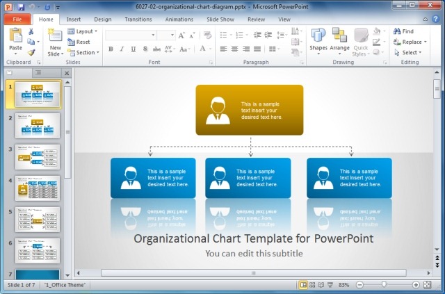 Business Card PowerPoint Template