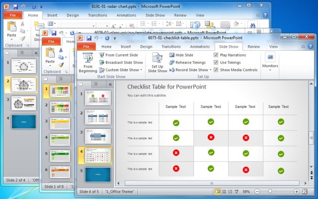 Comparison Chart Powerpoint