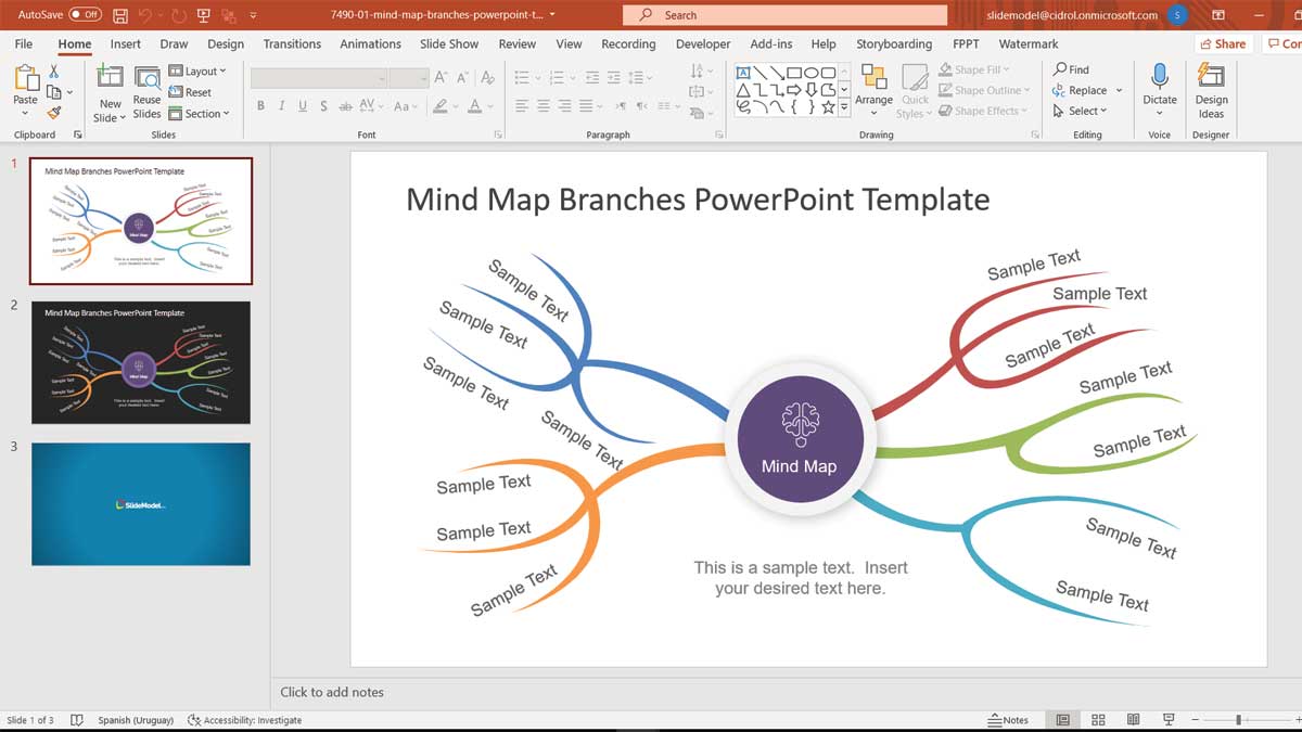 Using Mind Maps To Share Ideas in PowerPoint Presentations