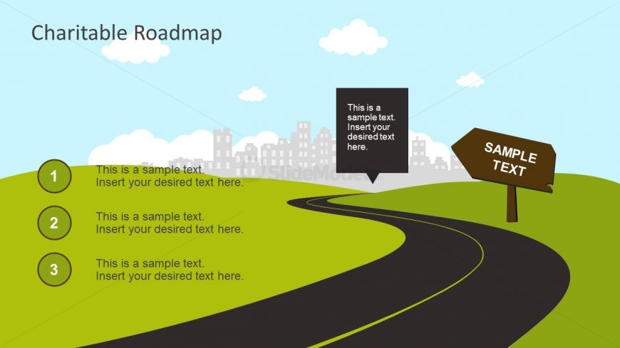 Finish Point of Timeline PowerPoint