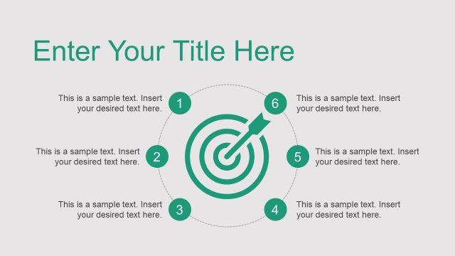 6 Segment Circular PowerPoint Shape