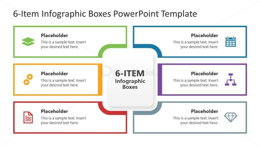 Free Download 6-Component Infographic Template for Presentation
