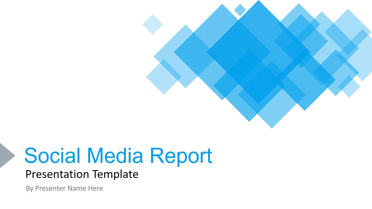 Free Social Media Report Powerpoint Template Slidemodel
