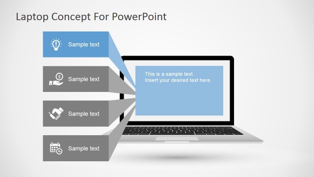 Free Laptop Concept PowerPoint Template