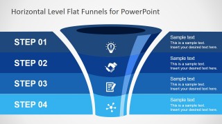 free flat funnel powerpoint