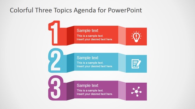 Free PowerPoint Template for Agenda Design