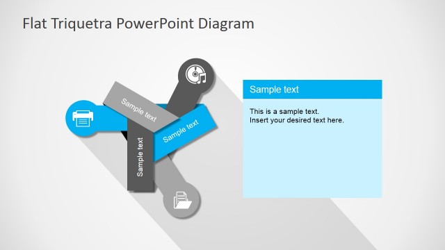 Professional Free PowerPoint Three Steps Digram