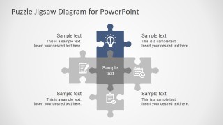 PPT Template Jigsaw Puzzle Pieces