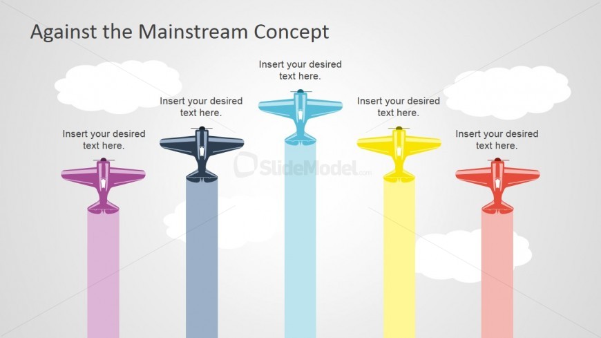 PPT Shapes Aircraft Formation