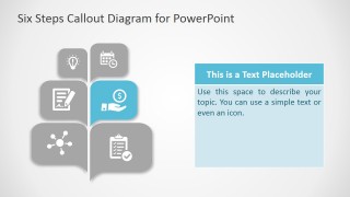 PPT Diagram Free Six Steps