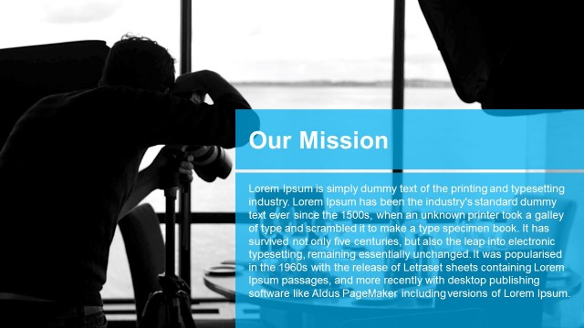 Free PowerPoint Modern Business Template Mission