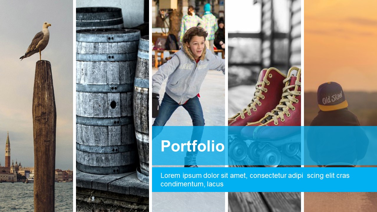 Free Business Portfolio Powerpoint Templates Slidemodel