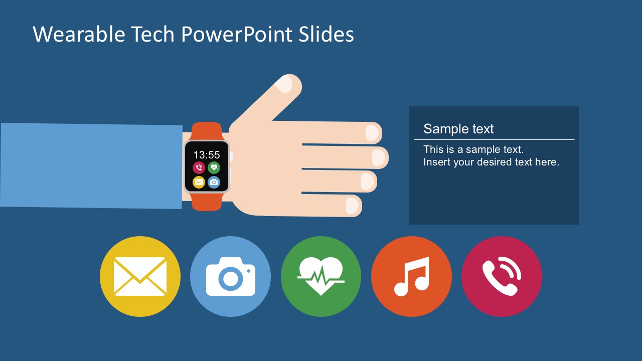 Free Wearable Gadget Editable PowerPoint Shapes - SlideModel