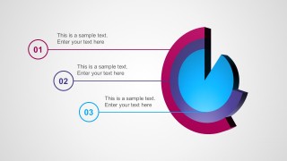 3 Layers Pie Charts PowerPoint Vectors for Free Download