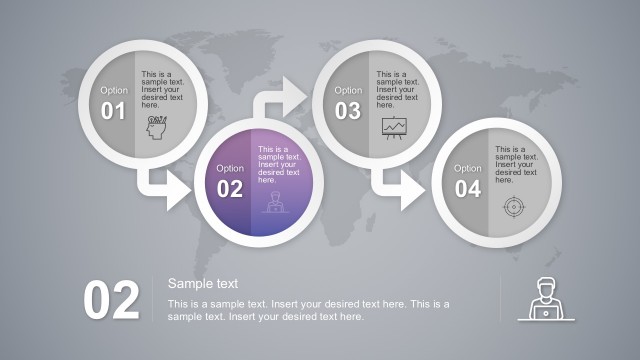4 Steps Infographic Diagram Slides for PowerPoint