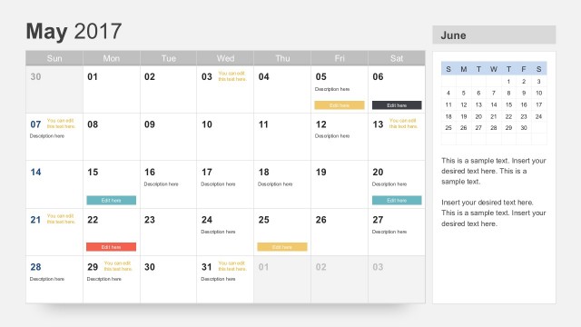 Free Editable Calendar Templates
