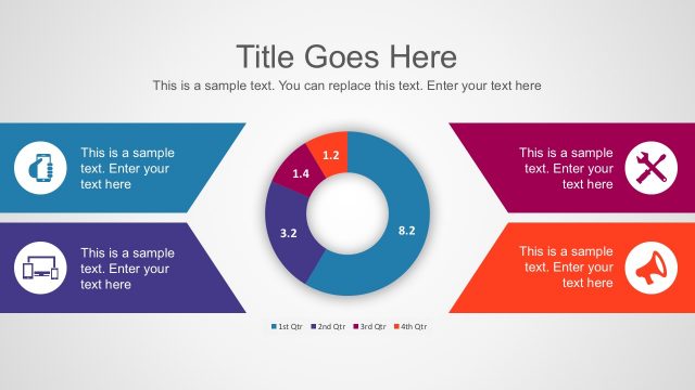 Donut Chart PowerPoint Graphic Slides