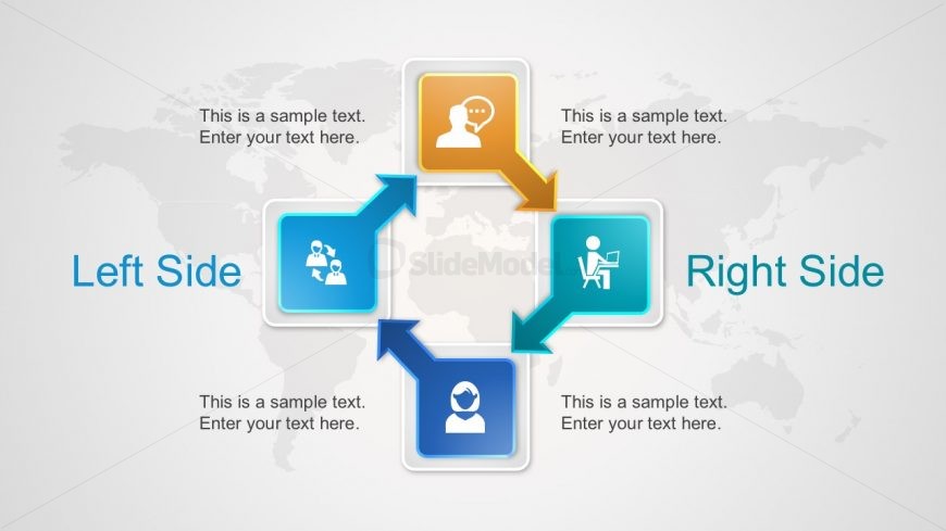 Editable 3D Cycle Infographics for PowerPoint 