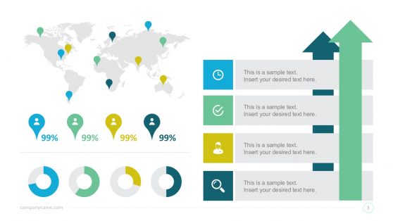 Free Global Statistics PowerPoint Infographics