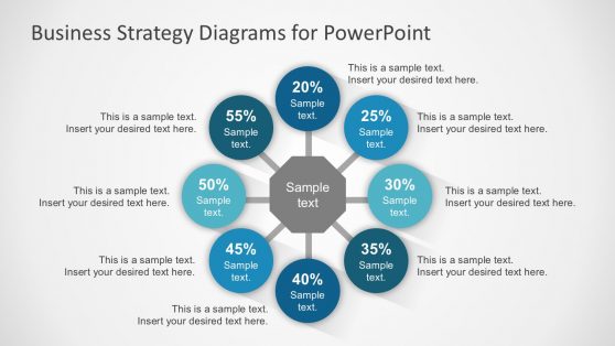 8 Step Circular Diagram with Icons