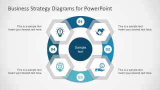 Free Editable Process Diagrams with 4 Steps