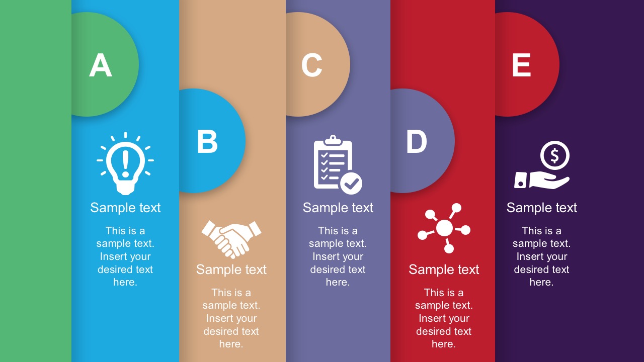 Process Flow Slide for PowerPoint SlideModel