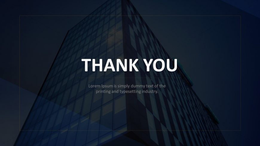 Business Theme Thank You Slide