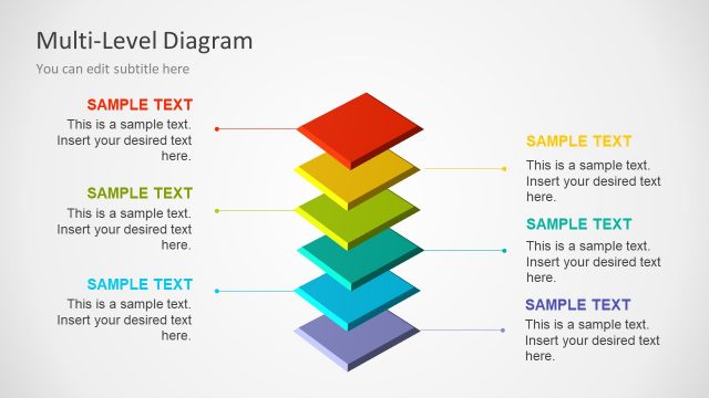 Stack Process Flow Diagram of Business Presentation