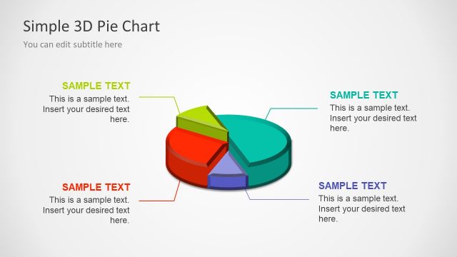 3D Pie Chart Business PowerPoint Infographics