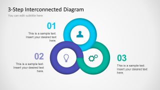 Business Diagram of 3 Step Design